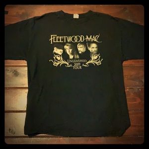 Fleetwood Mac Unleashed tour t-shirt black